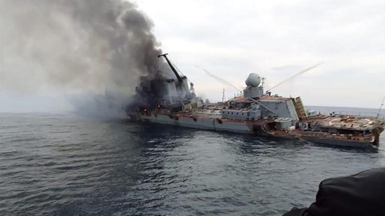 Moskova kruvazörünün son görüntüsü